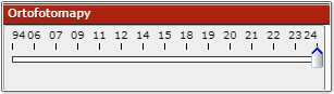 Orthoimagery slider