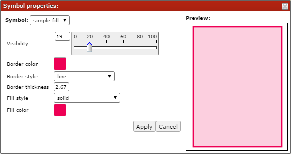 Edit symbol properties