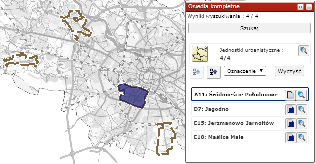 zasięg opracowania