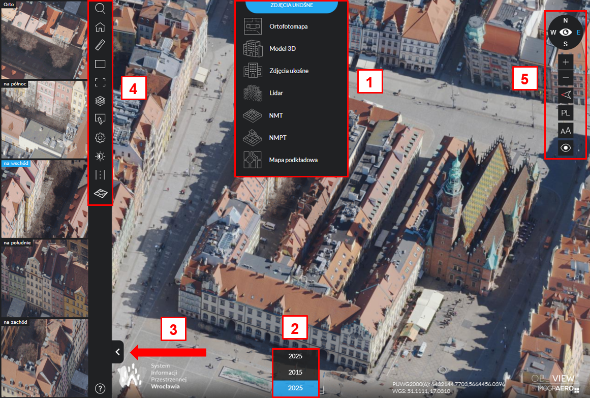 Ilustracja nawigacji po serwisie